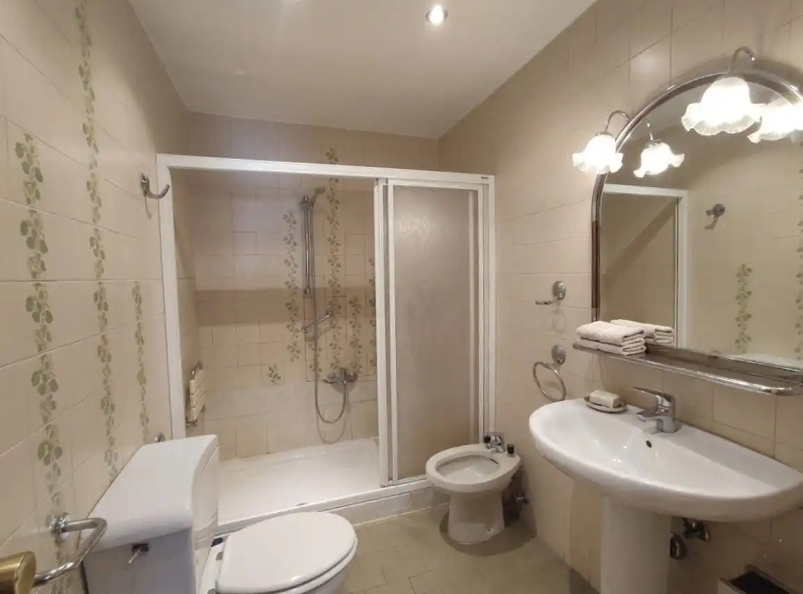 Bathroom of Flat for sale in Burgos  with Heating, Parquet flooring and Storage room