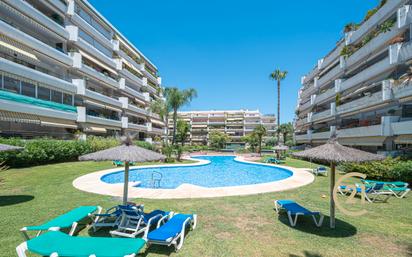 Exterior view of Flat for sale in Marbella  with Air Conditioner and Terrace