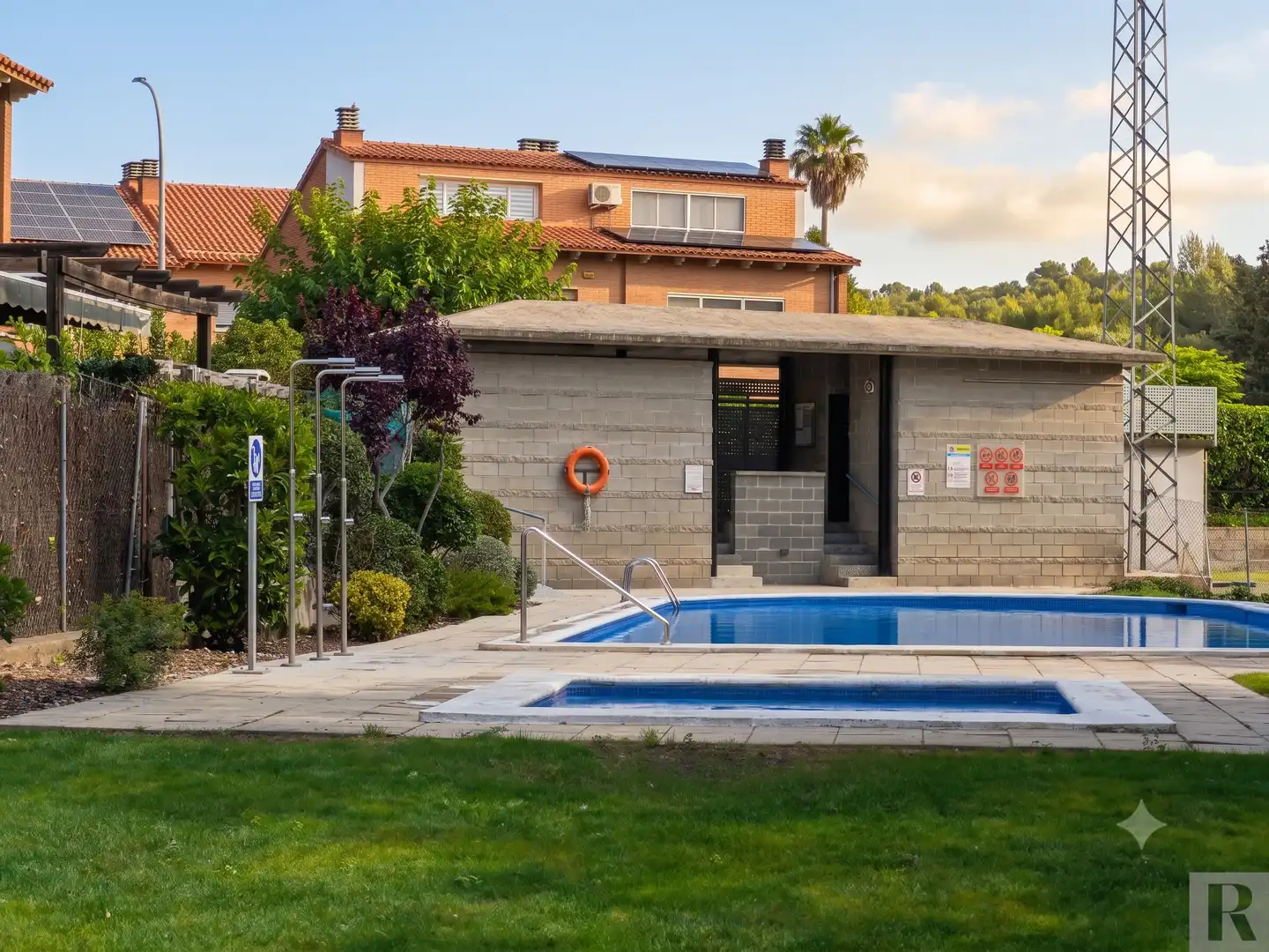 Swimming pool of Detached homes for sale in Viladecavalls  with Heating and Swimming Pool