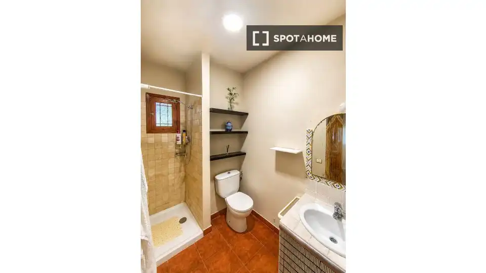 Bathroom of Flat for rent in Riba-roja de Túria  with Air Conditioner, Heating and Furnished