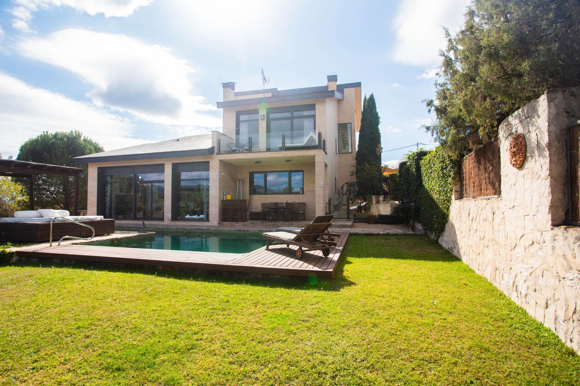 Garden of House or chalet for sale in Galapagar  with Air Conditioner, Heating and Private garden