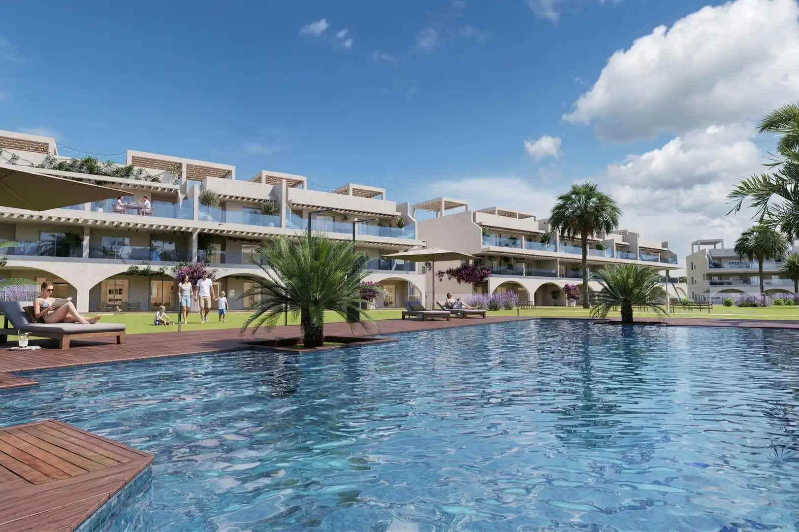 Piscina de Piso en venta en Vera con Terraza y Piscina comunitaria