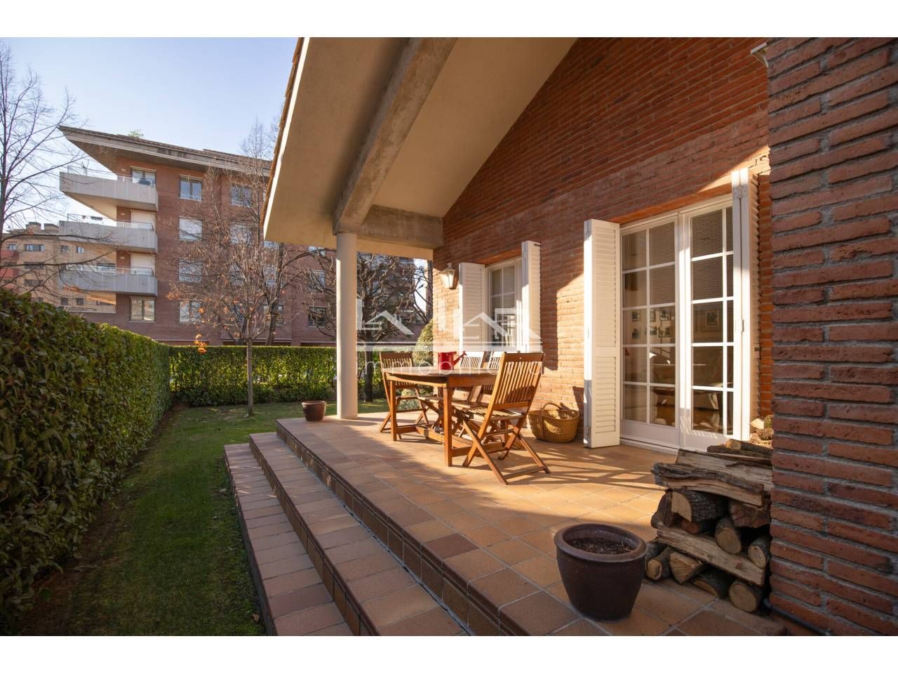 Terrassa de Casa o xalet en venda en Vic amb Calefacció, Jardí privat i Parquet