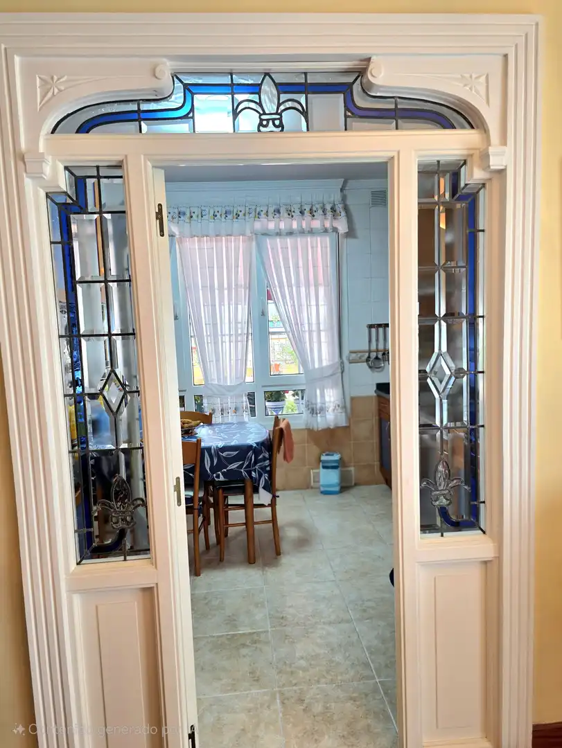 Küche von Einfamilien-Reihenhaus zum Verkauf in Castro-Urdiales mit Heizung, Privatgarten und Parkett