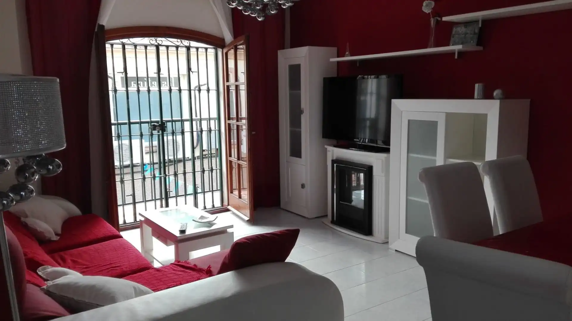 Living room of Flat for rent in La Línea de la Concepción  with Terrace, Furnished and Pets allowed