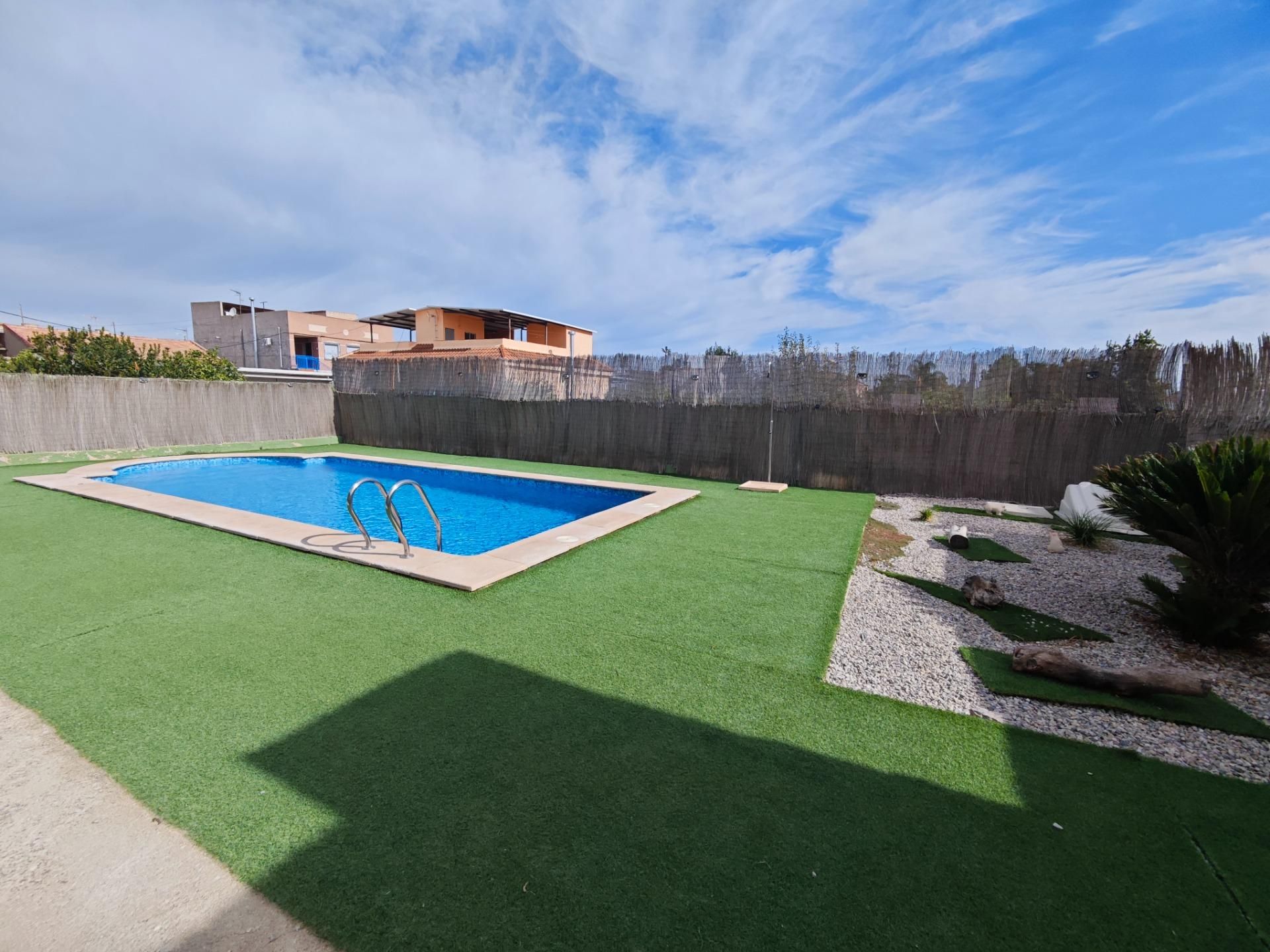 Swimming pool of House or chalet for sale in  Murcia Capital  with Air Conditioner, Private garden and Terrace