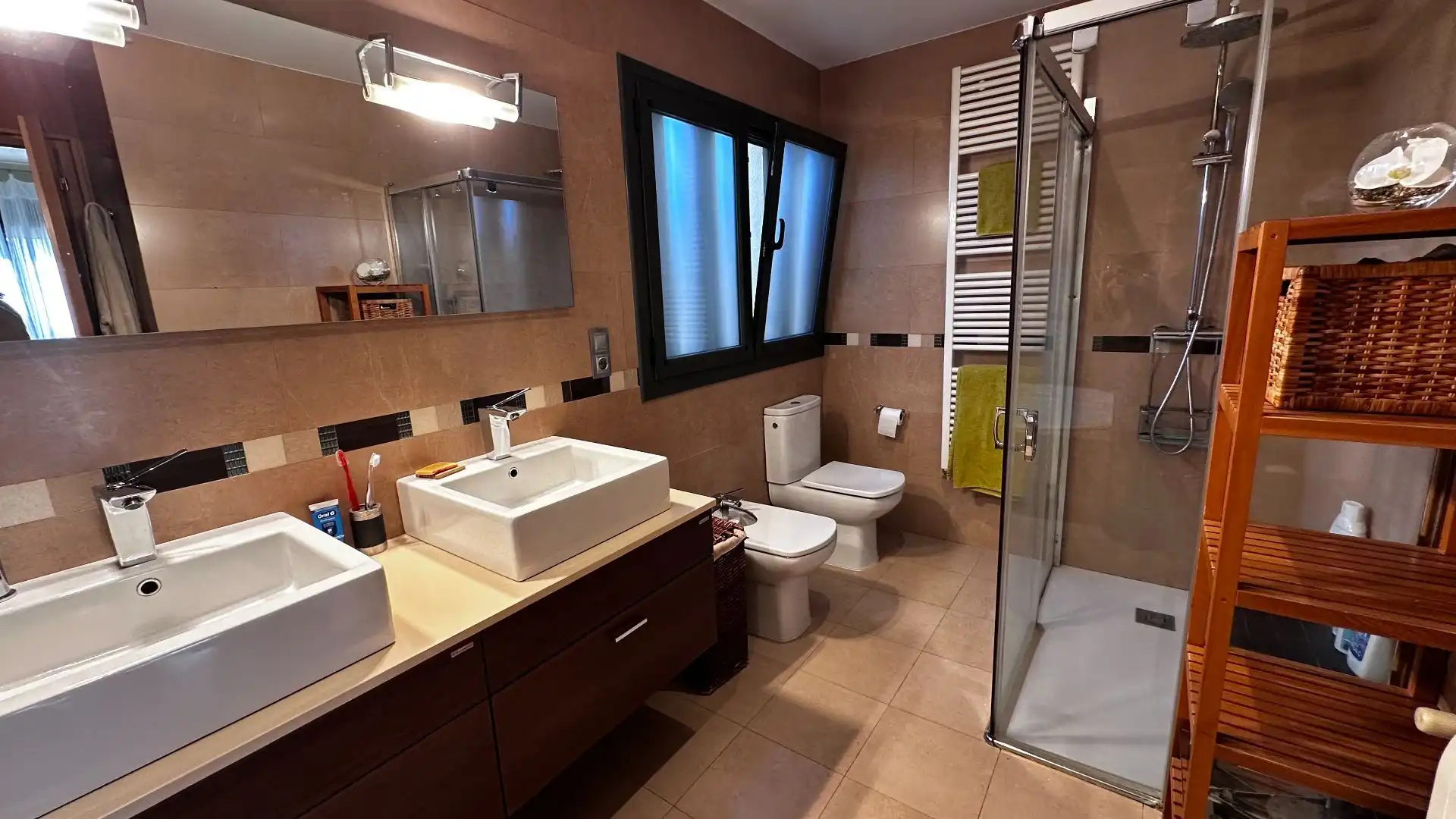 Bathroom of Houses for sale in Roquetes  with Air Conditioner, Heating and Private garden