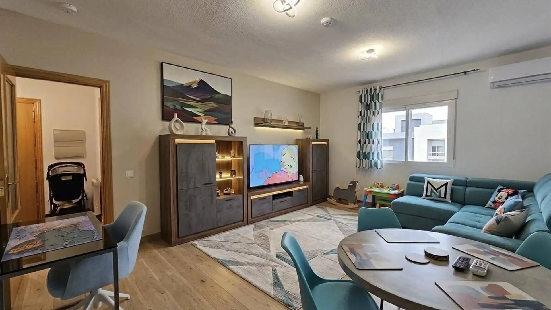 Living room of Planta baja for sale in Yuncler  with Air Conditioner and Heating