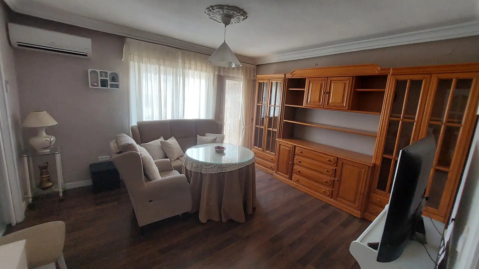 Sala d'estar de Pis de lloguer en Plasencia amb Aire condicionat, Calefacció i Moblat