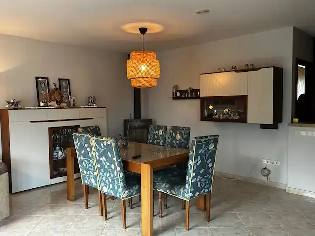 Dining room of Houses for sale in Vilanova de Arousa  with Heating, Private garden and Parquet flooring