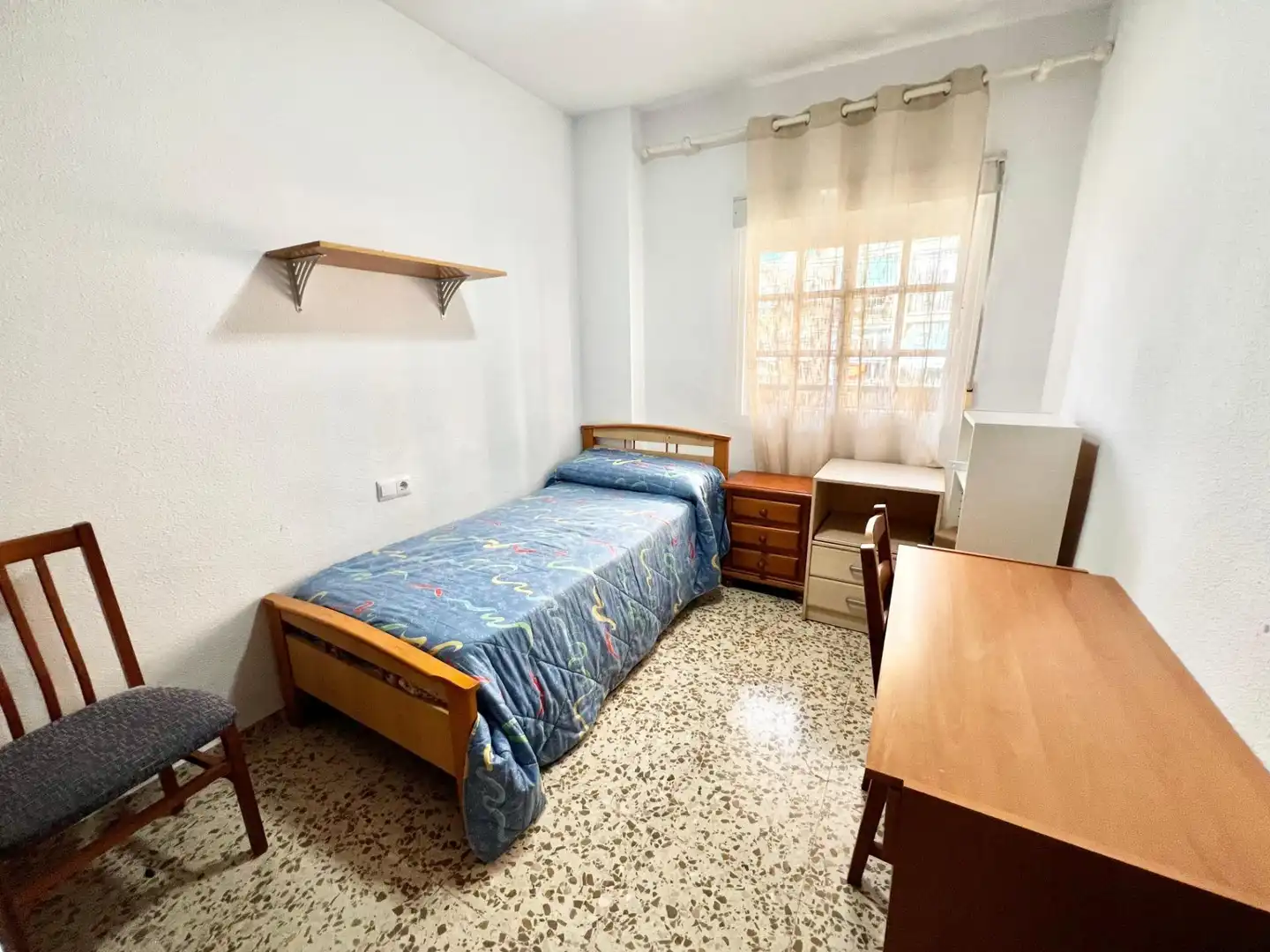 Bedroom of Flat for rent in Málaga  with Terrace and Furnished
