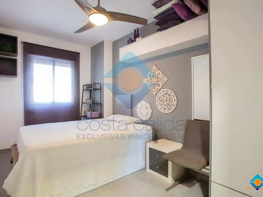 Bedroom of Flat for sale in Mazarrón  with Air Conditioner, Terrace and Furnished
