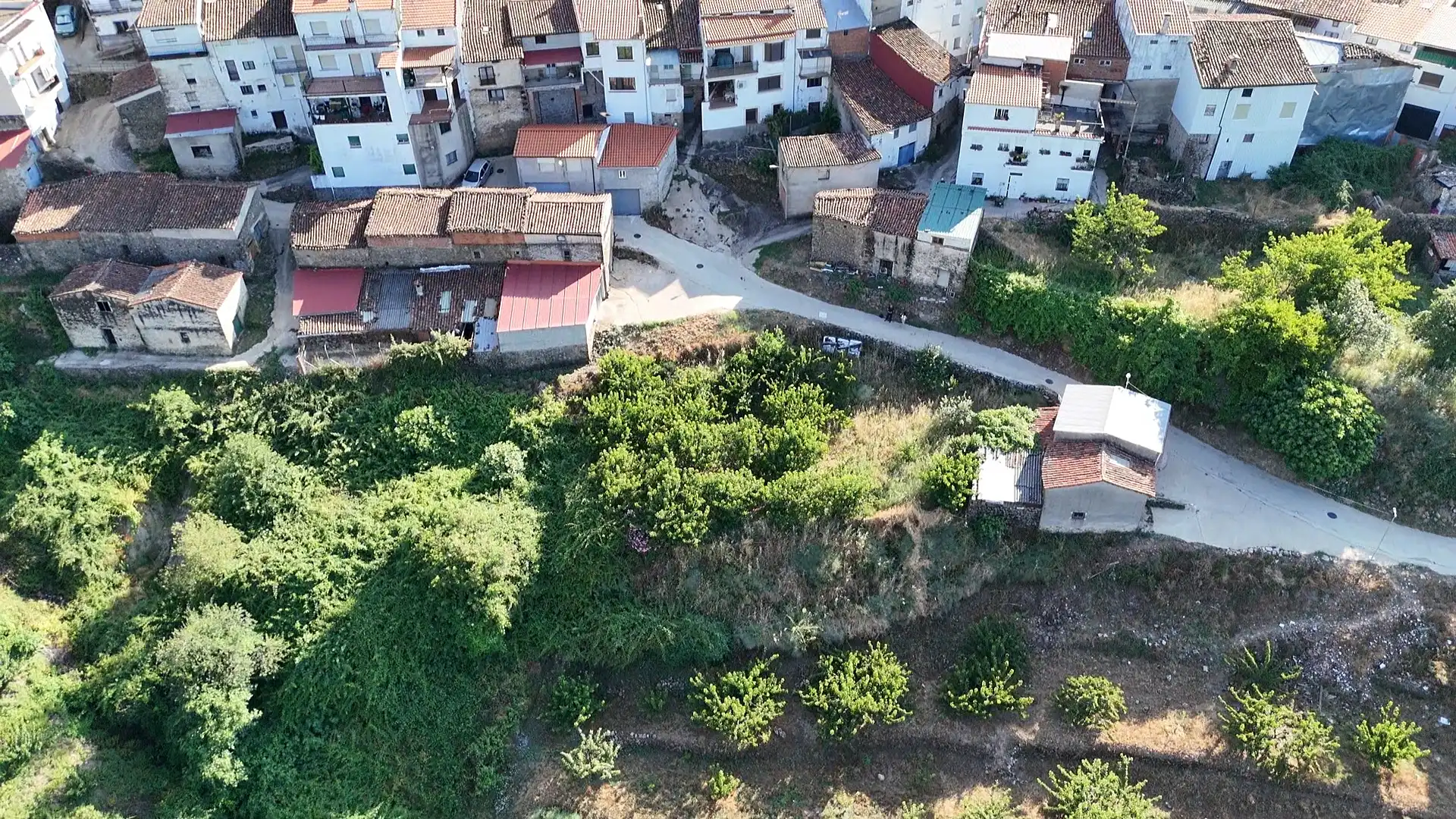 Vista exterior de Residencial en venda en Casas del Castañar
