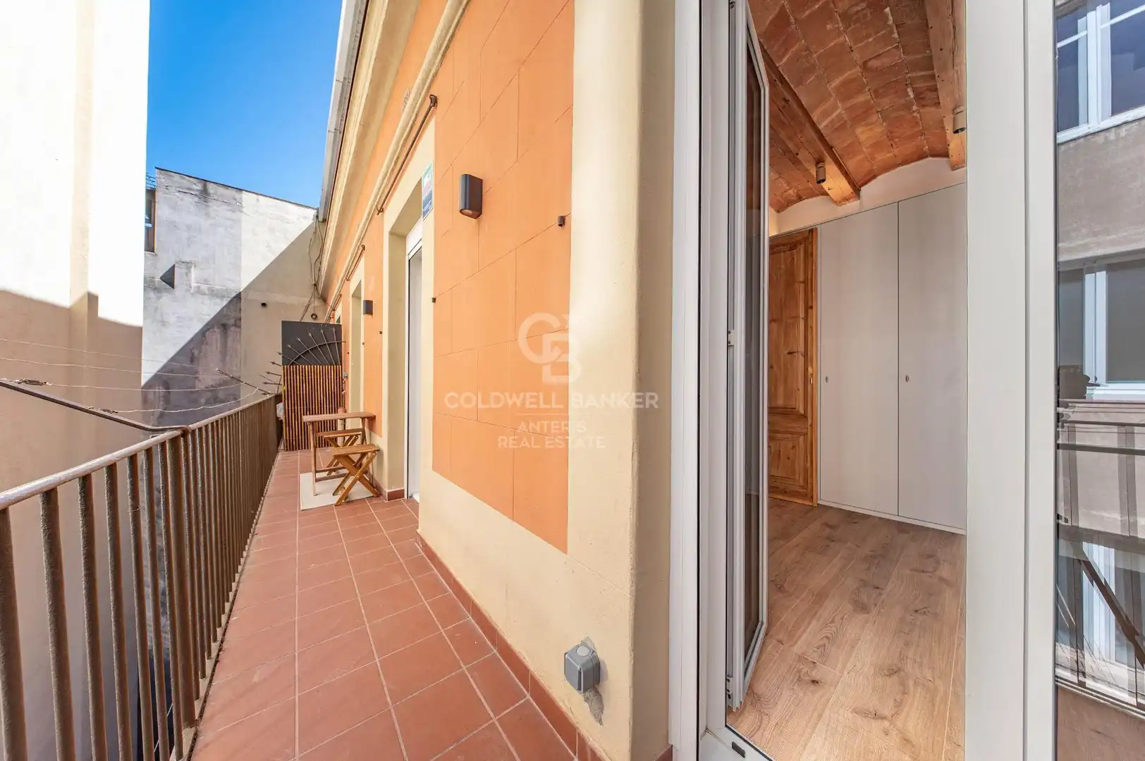Terrasse von Wohnung zum Verkauf in Barcelona mit Klimaanlage, Parkett und Terrasse