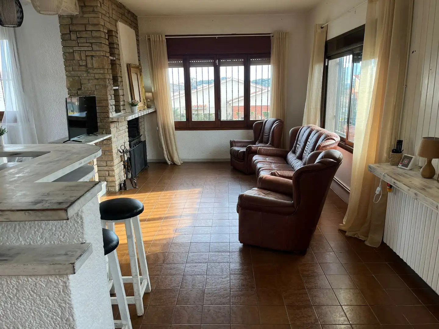 Sala de estar de Casa o chalet en venta en Collbató con Calefacción, Terraza y Piscina