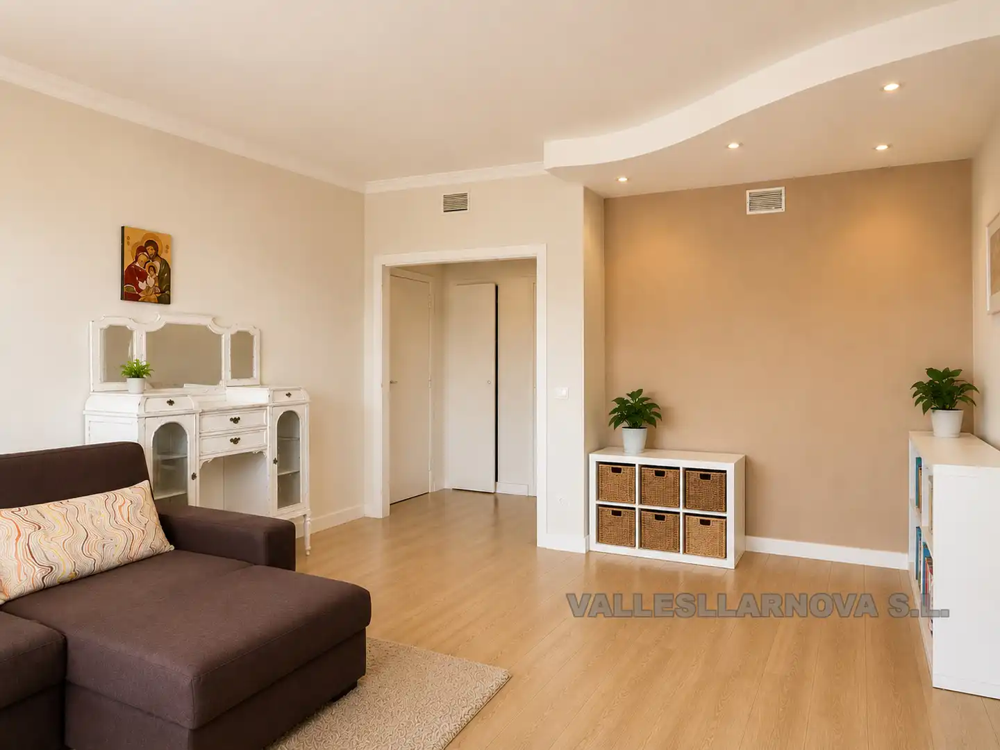 Sala de estar de Piso en venta en Mollet del Vallès con Calefacción, Parquet y Terraza