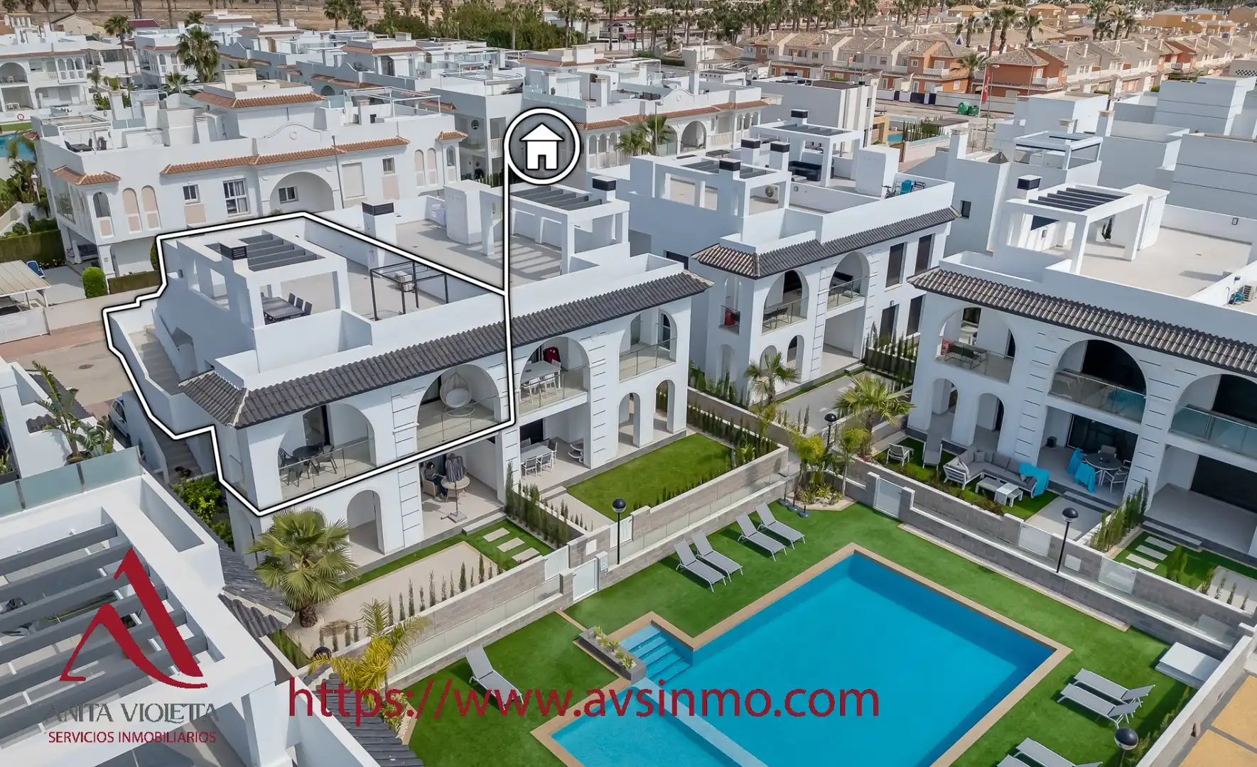 Exterior view of Apartments for rent in Rojales  with Air Conditioner, Terrace and Furnished