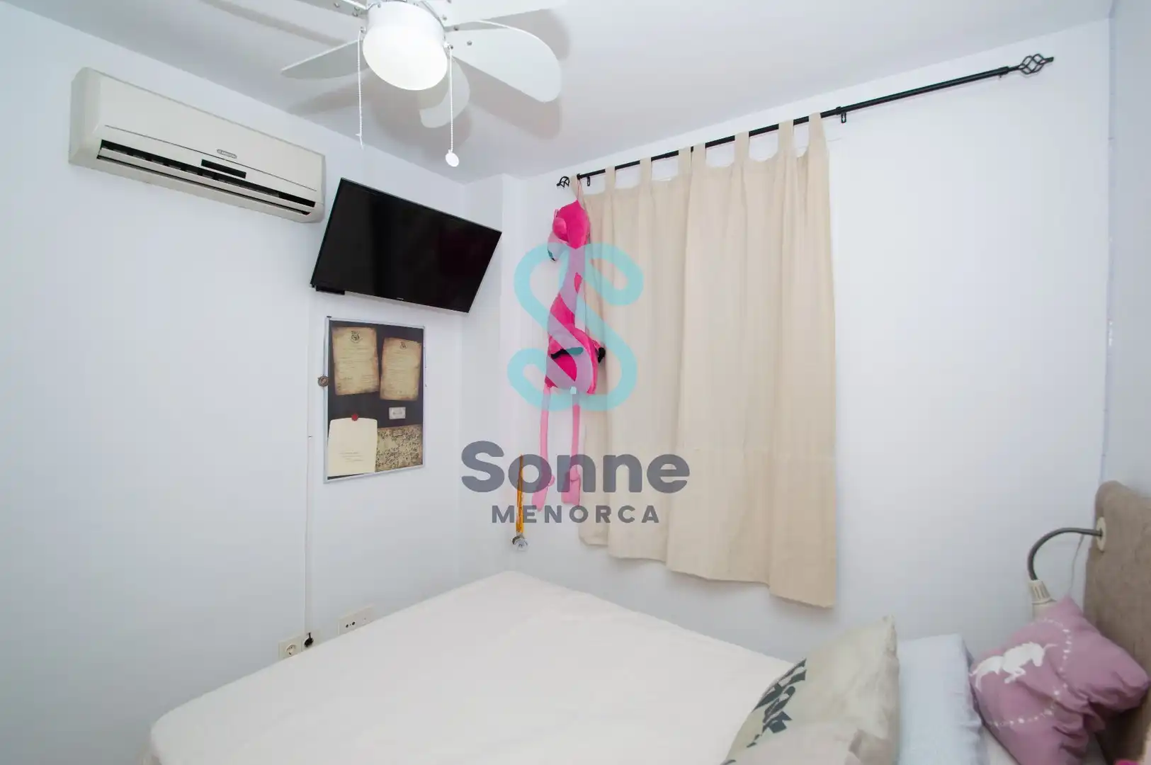 Bedroom of Flat for sale in Ferreries  with Air Conditioner