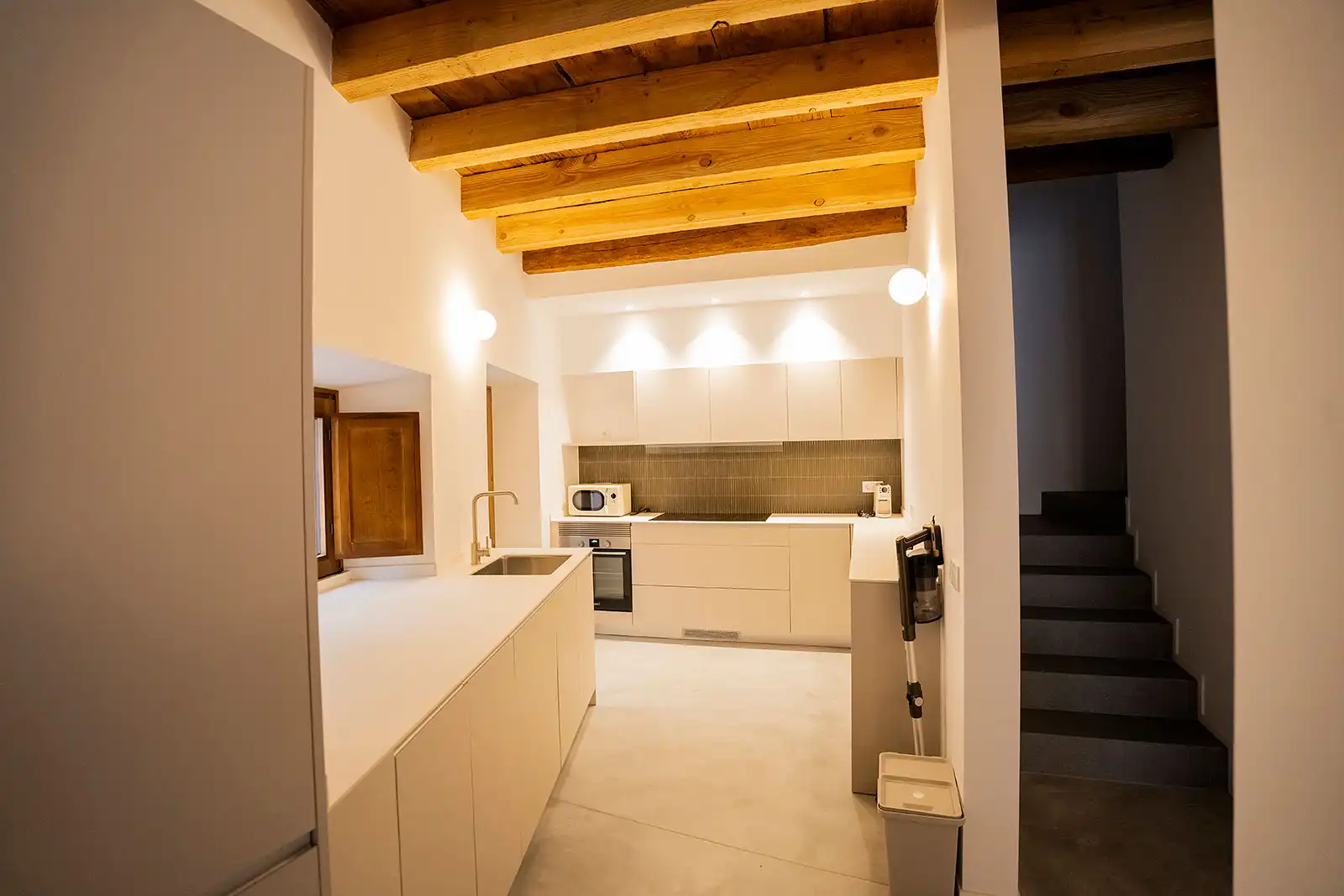 Cocina de Piso de alquiler en Vic con Calefacción, Amueblado y Microondas
