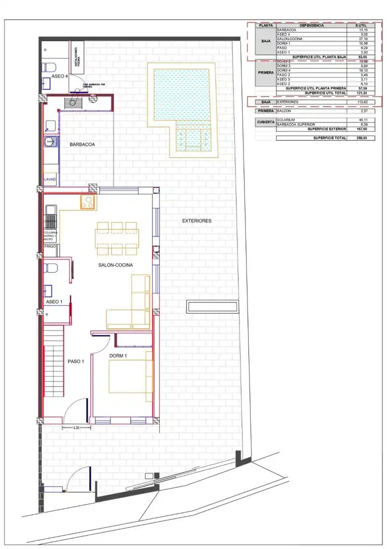 Chalet con piscina en venta en Torre de la Horadada, imagen 5