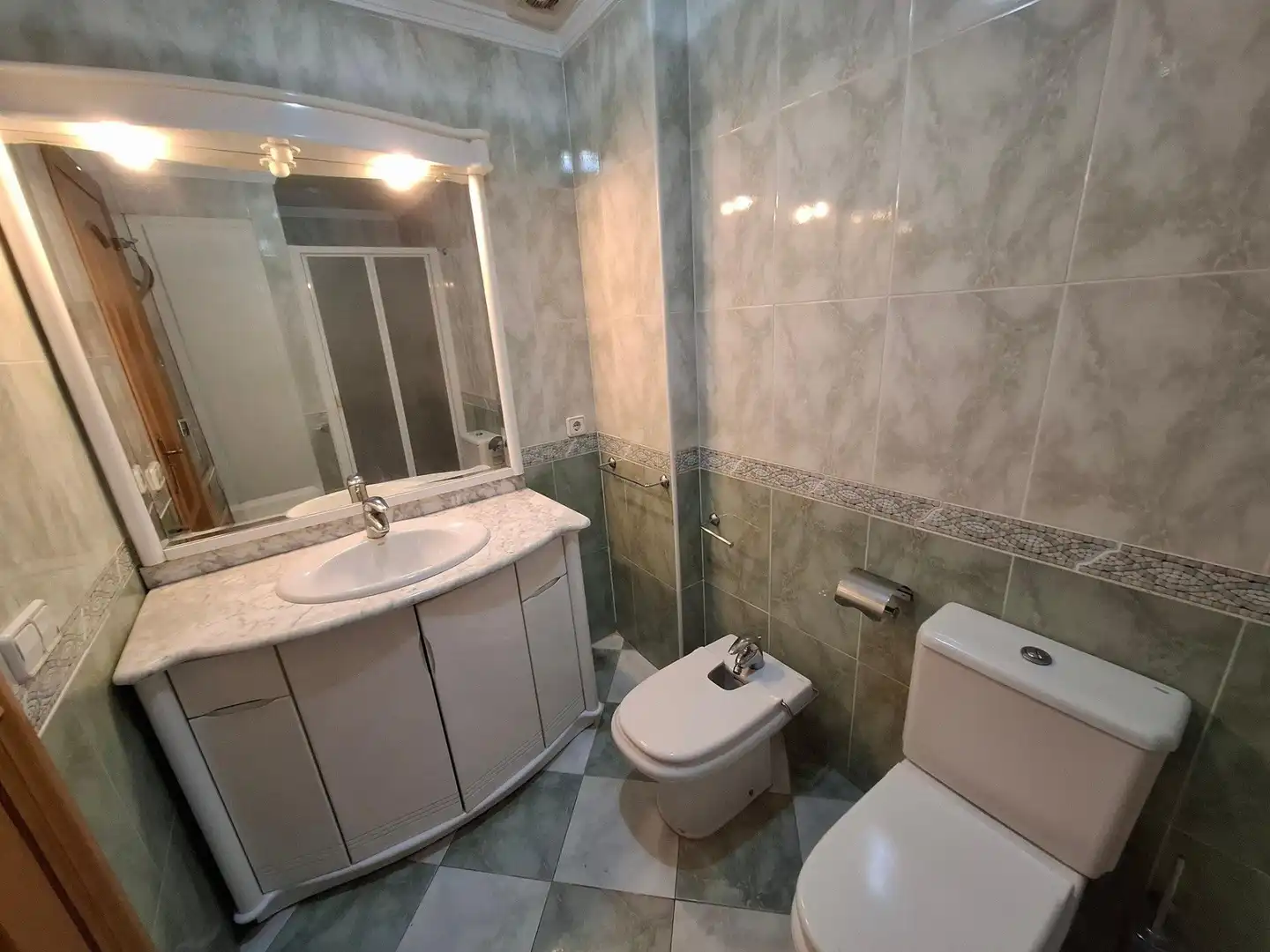 Badezimmer von Maisonette zum Verkauf in Castelló de Rugat mit Klimaanlage und Terrasse