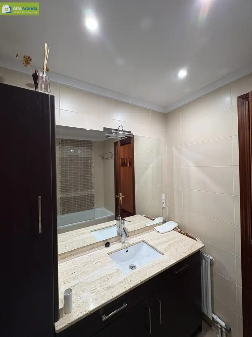 Bathroom of Flat for rent in Aranda de Duero  with Heating, Parquet flooring and Terrace