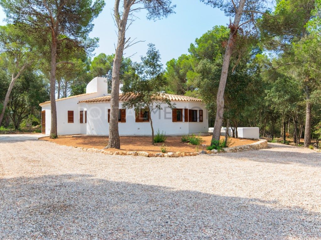 Vista exterior de Finca rústica en venta en Ferreries con Piscina