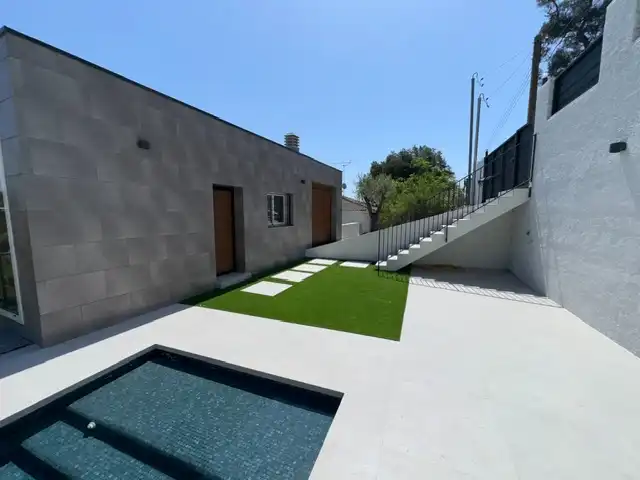 Terrace of Houses for sale in Sant Cebrià de Vallalta  with Air Conditioner, Heating and Private garden