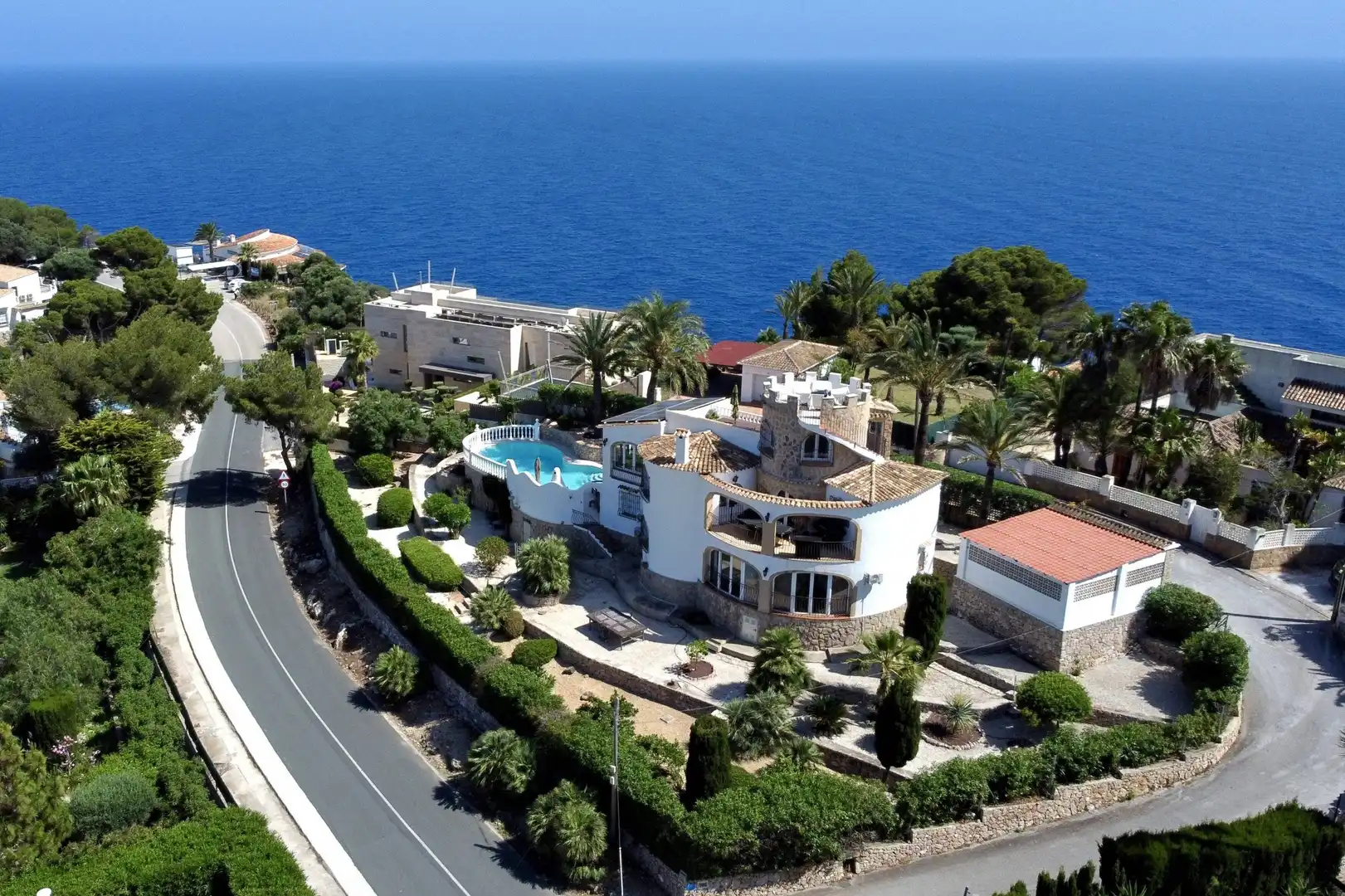 Vista exterior de Casa o xalet en venda en Jávea / Xàbia amb Aire condicionat, Calefacció i Jardí privat