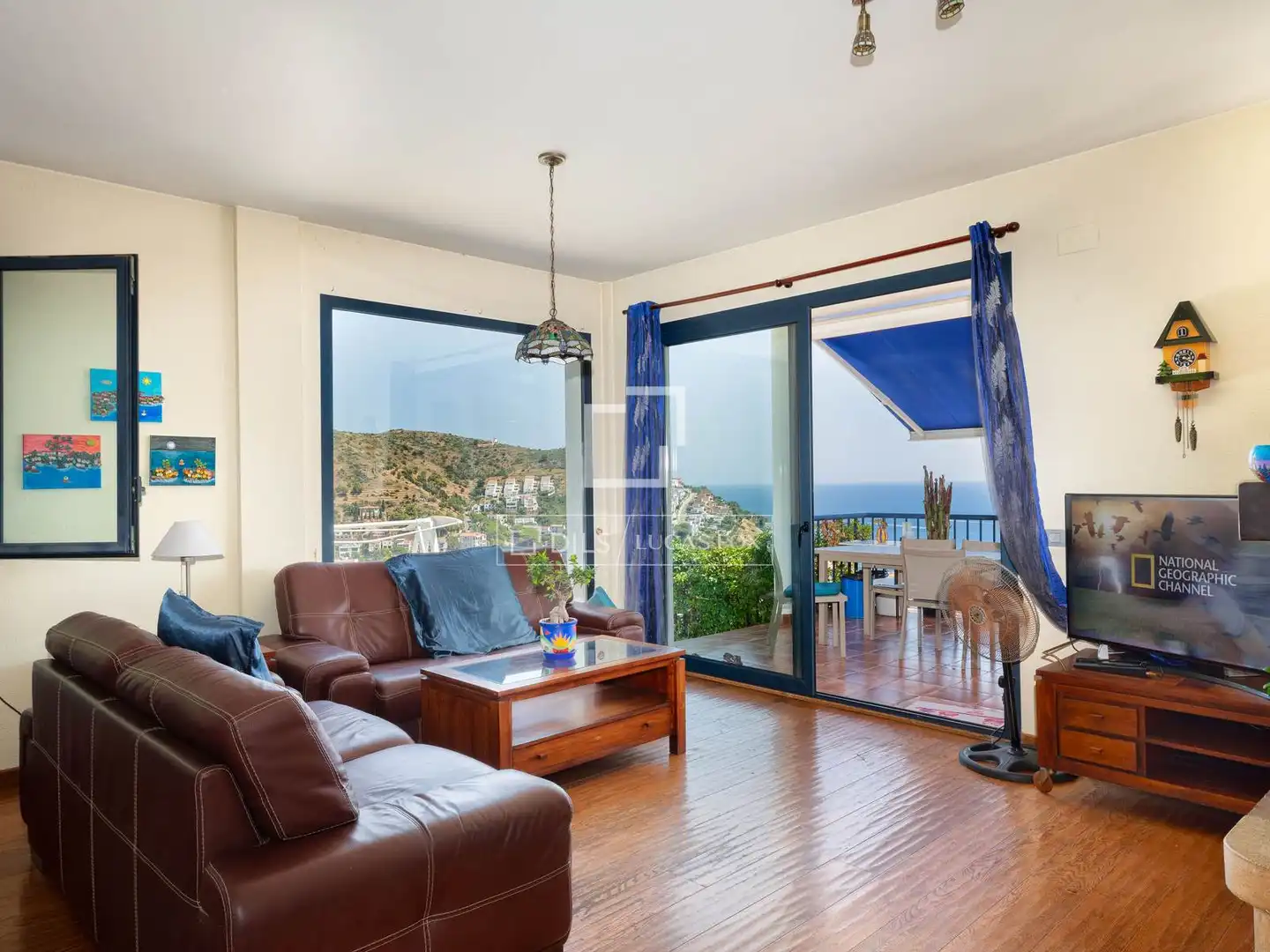 Sala de estar de Casa o chalet en venta en Roses con Calefacción, Jardín privado y Terraza