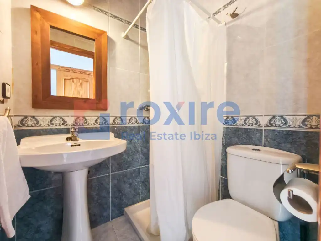 Badezimmer von Wohnung zur Miete in Sant Antoni de Portmany mit Klimaanlage, Terrasse und Möbliert