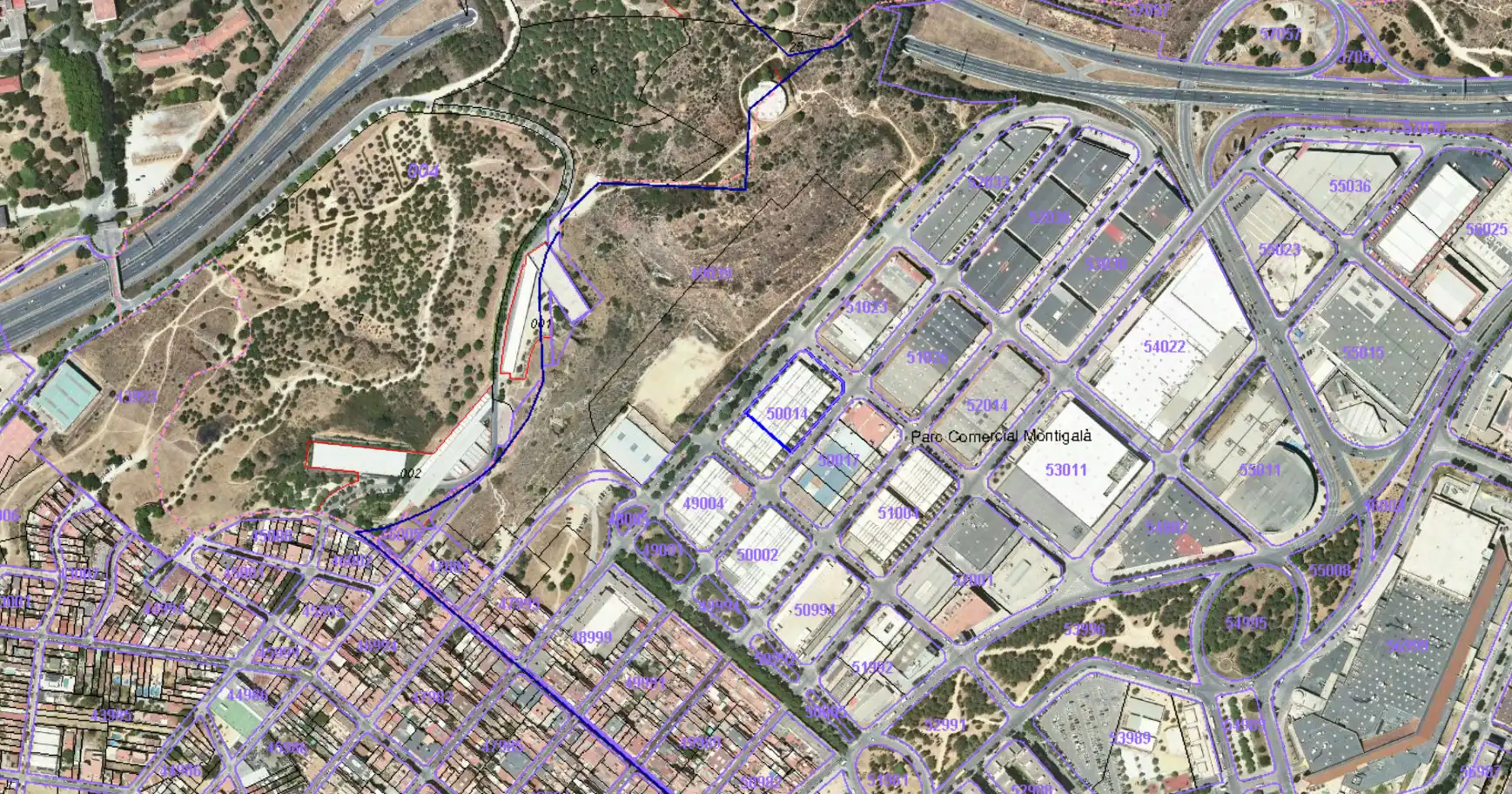 Vista exterior de Nave industrial en venta en Montigalà - Sant Crist