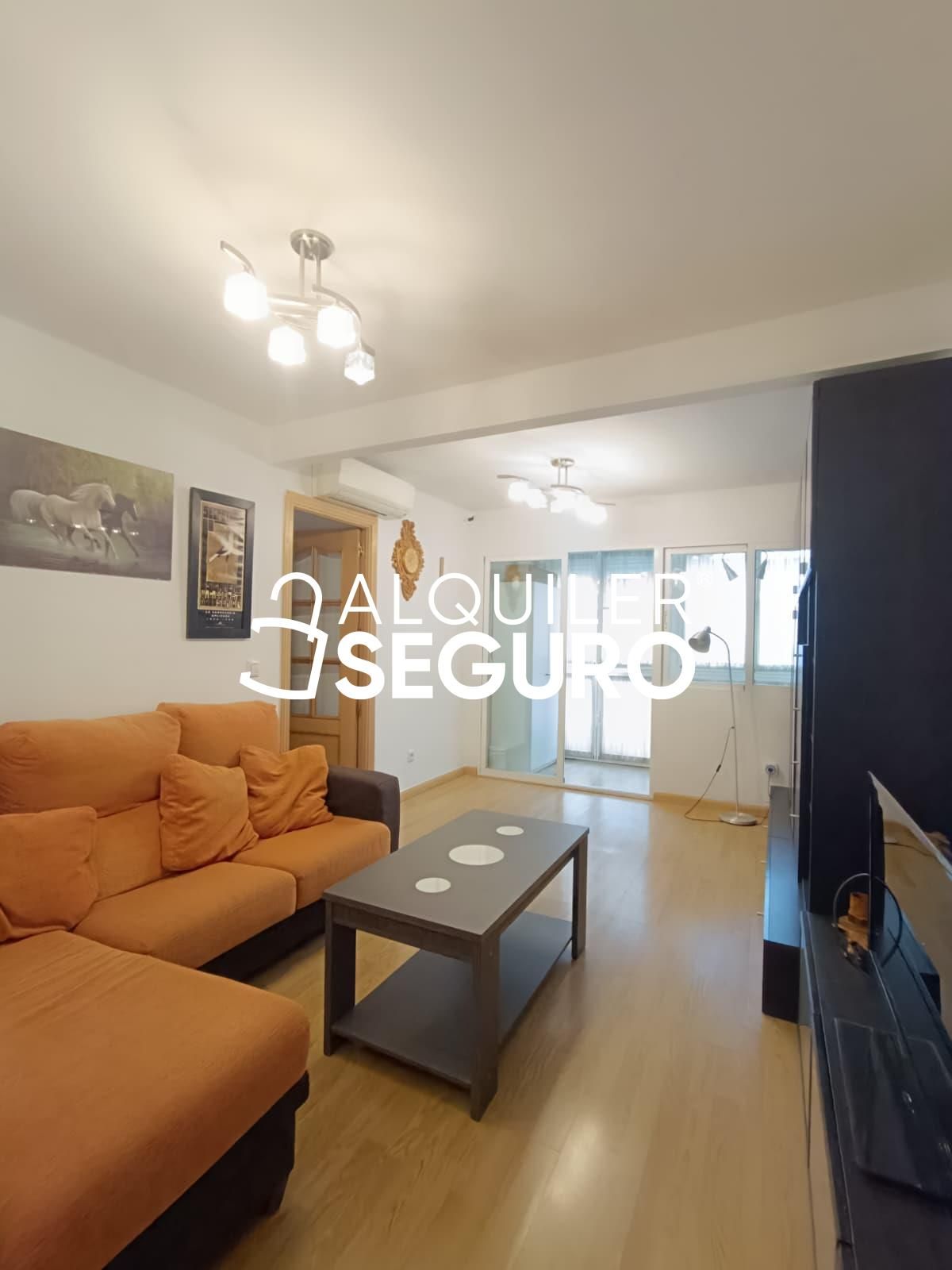 Sala d'estar de Pis de lloguer en Leganés amb Aire condicionat, Calefacció i Terrassa