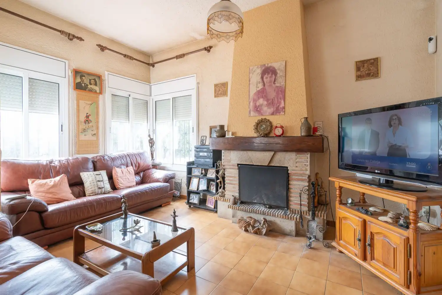 Sala d'estar de Casa o xalet en venda en La Ràpita amb Aire condicionat, Terrassa i Balcó