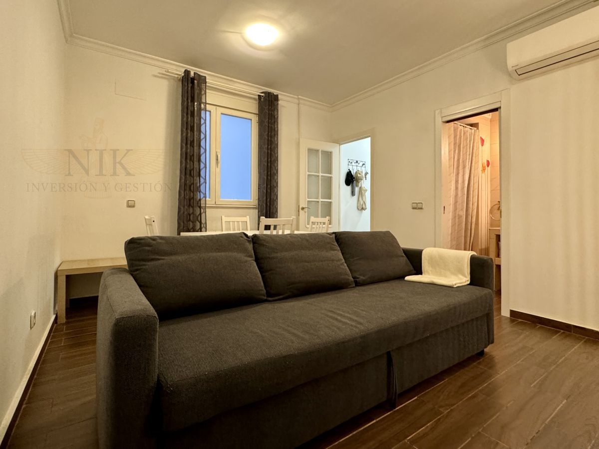 Living room of Apartment to rent in  Madrid Capital  with Air Conditioner and Heating