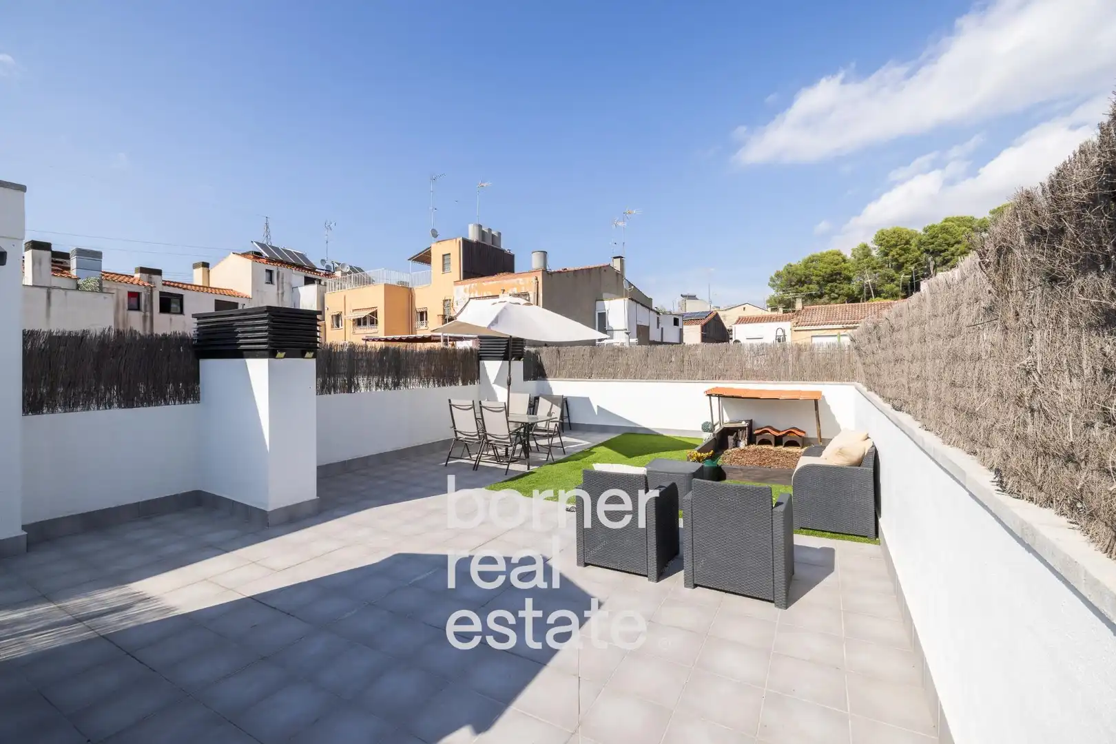 Terrace of Flat for sale in Terrassa  with Air Conditioner, Heating and Parquet flooring