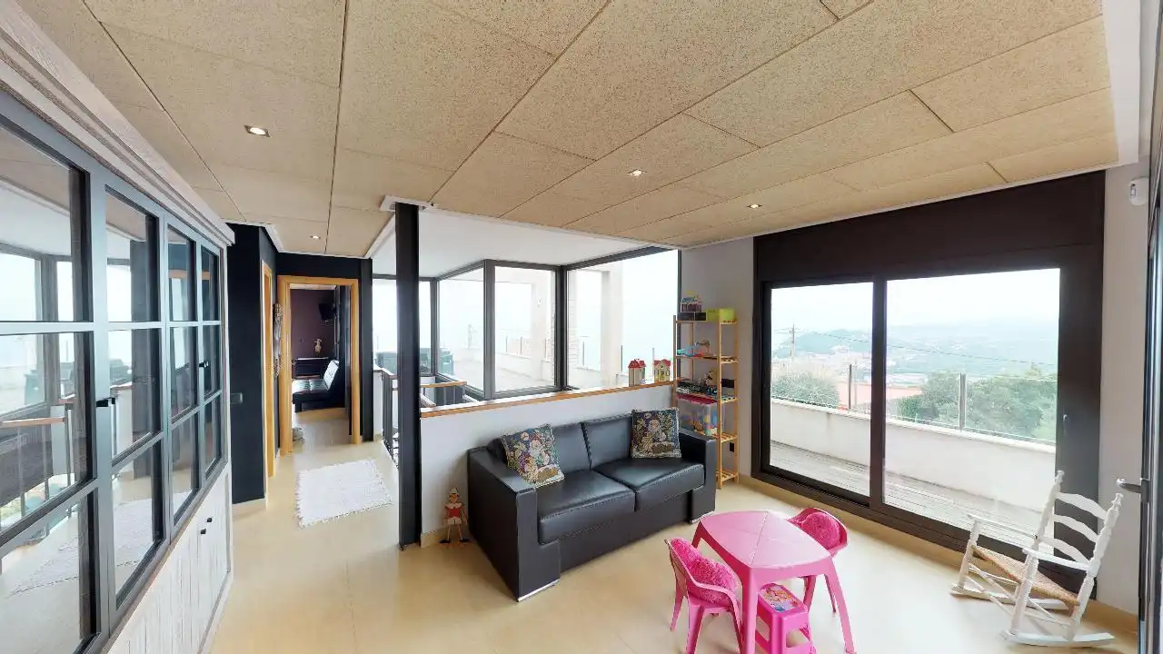Sala de estar de Casa o chalet en venta en Lloret de Mar con Jardín privado, Terraza y Piscina