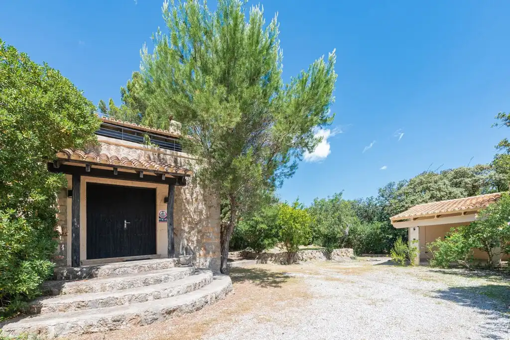 Vista exterior de Finca rústica en venta en Pollença con Aire acondicionado