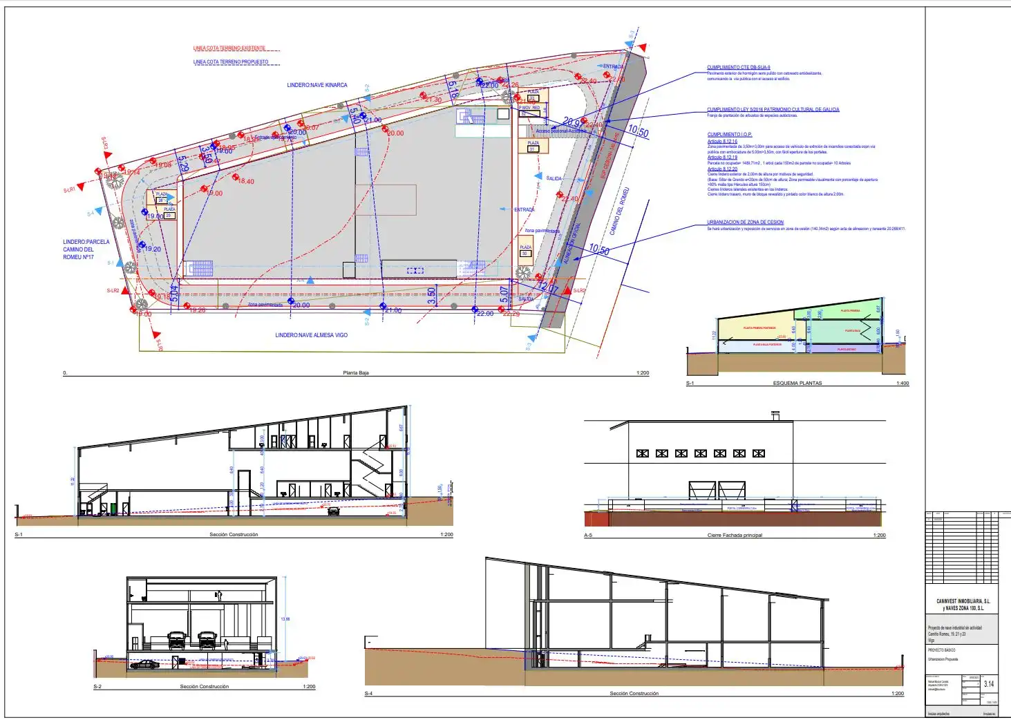 Terreno industrial en venta en Vigo 