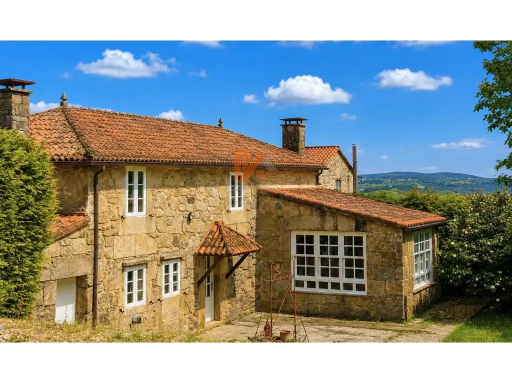 Vista exterior de Casa o chalet en venta en Brión con Jardín privado, Trastero y Horno