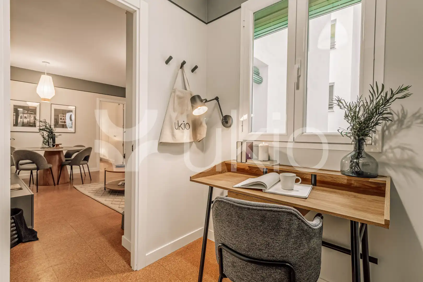 Schlafzimmer von Wohnungen zur Miete in Madrid mit Klimaanlage, Heizung und Möbliert