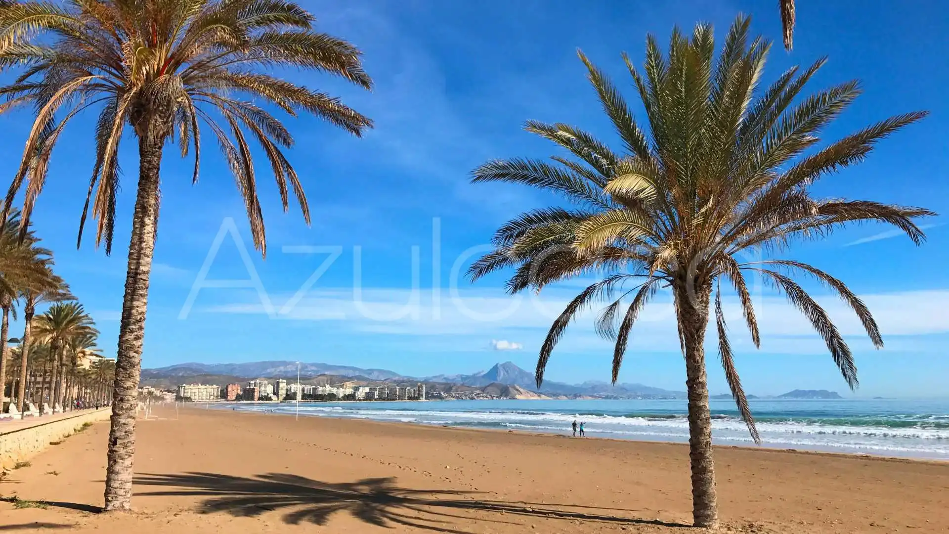 Außenansicht von Wohnung zum Verkauf in El Campello mit Klimaanlage, Privatgarten und Parkett