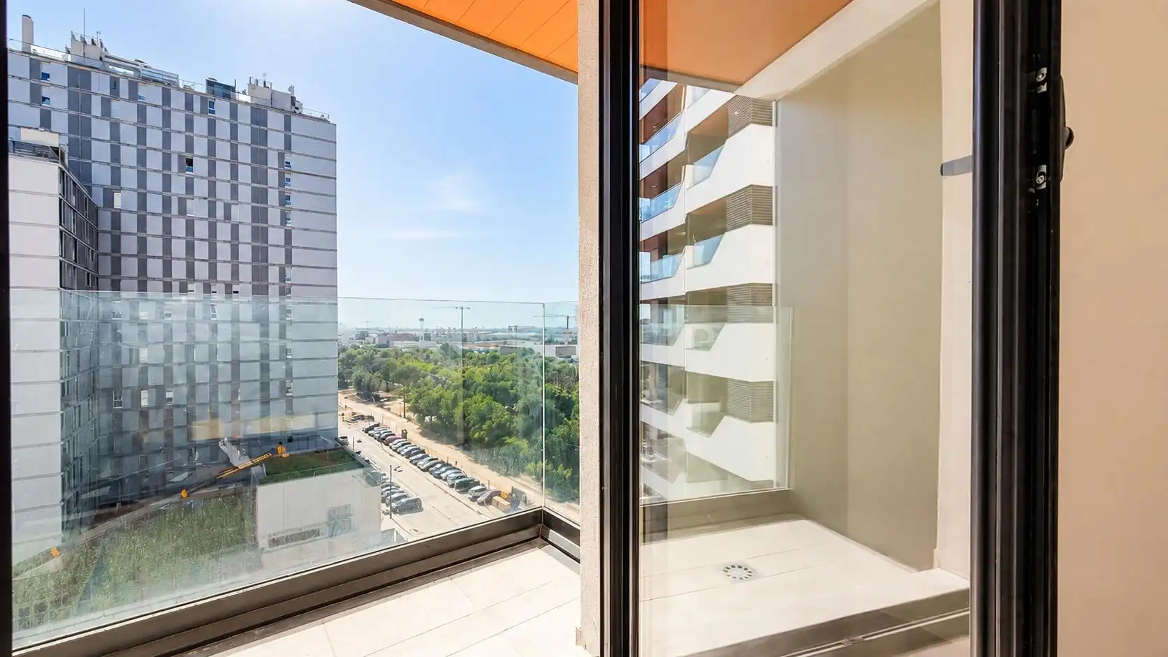 Terrasse von Wohnung zur Miete in Valencia mit Klimaanlage, Terrasse und Balkon