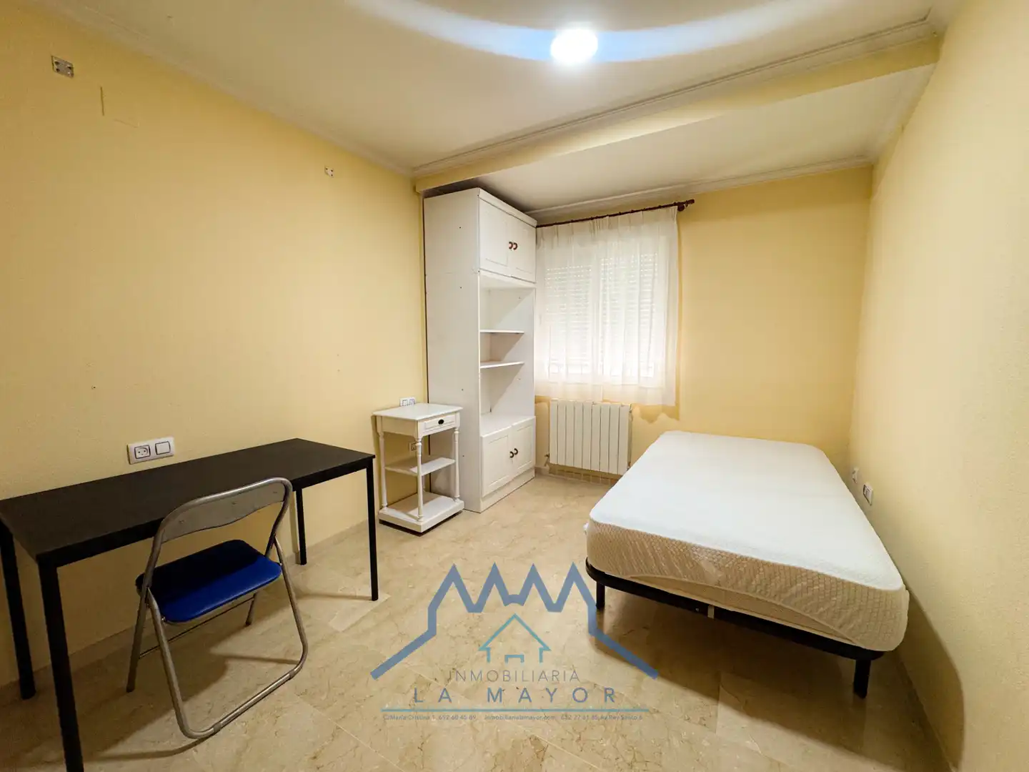 Bedroom of Flat for rent in Ciudad Real  with Air Conditioner, Terrace and Furnished