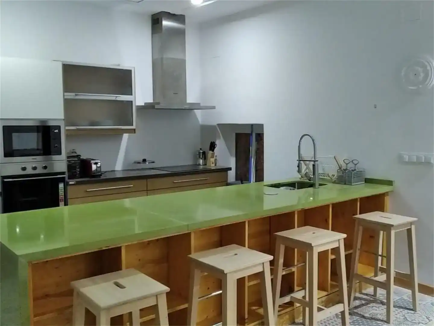 Küche von Wohnungen zur Miete in Cartagena mit Klimaanlage und Balkon