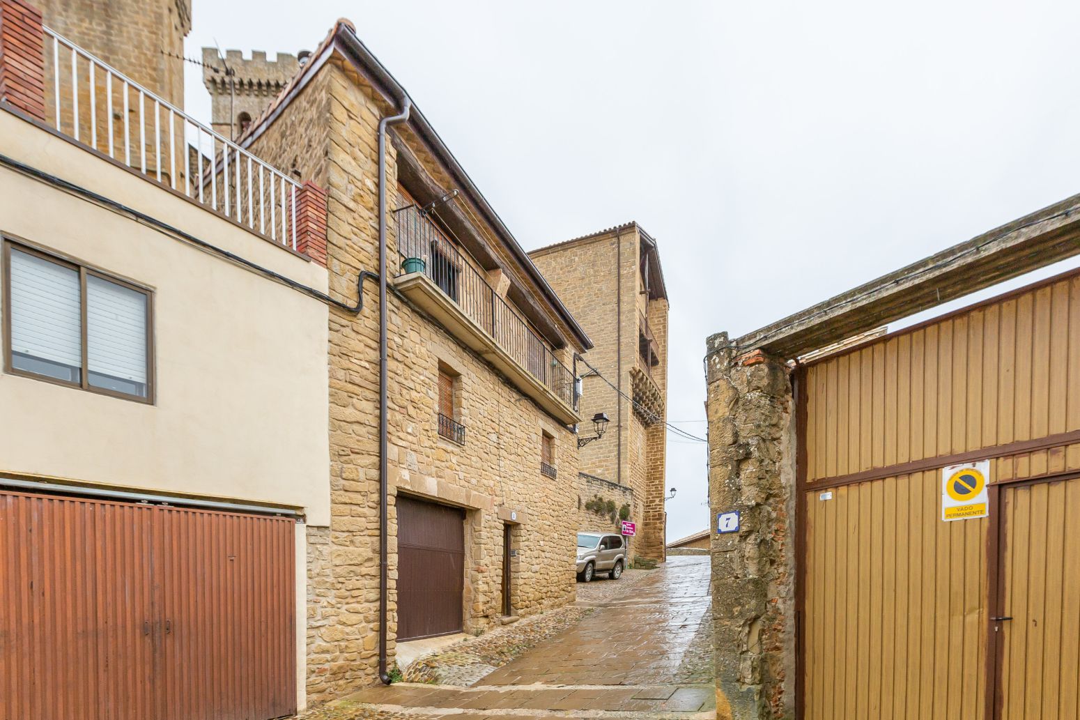 Vista exterior de Casa o chalet en venta en Ujué / Uxue con Calefacción y Balcón