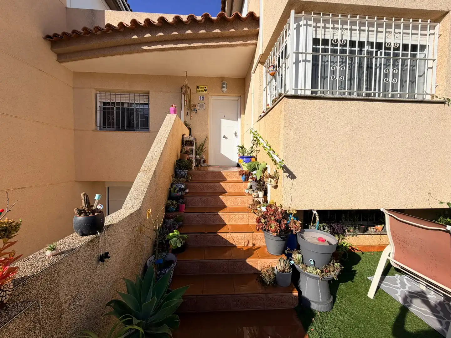 Terrassa de Casa o xalet en venda en Cartagena amb Aire condicionat, Jardí privat i Terrassa