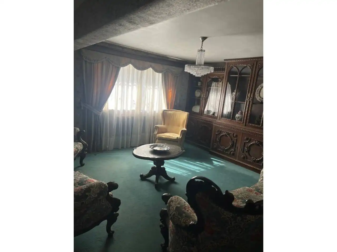 Living room of Houses for sale in Santiago de Compostela   with Heating, Private garden and Parquet flooring