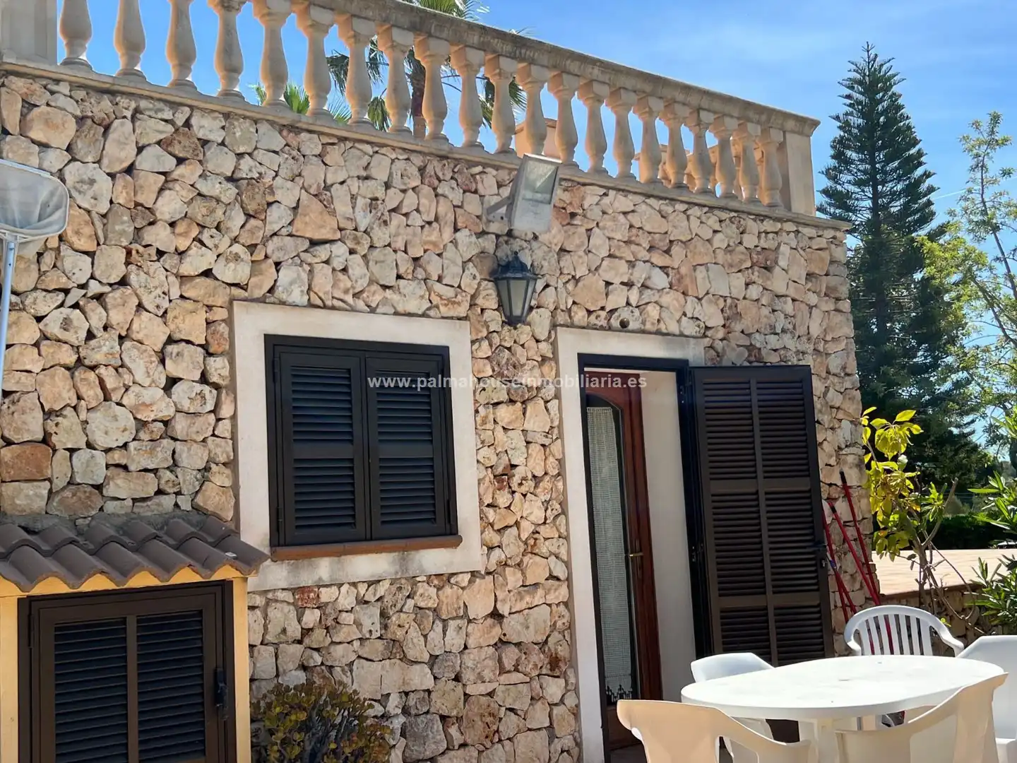 Außenansicht von Country house zur Miete in Muro mit Klimaanlage, Heizung und Privatgarten