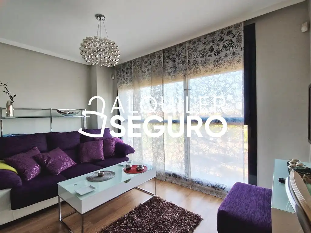 Wohnzimmer von Wohnung zur Miete in Madrid mit Klimaanlage, Heizung und Abstellraum